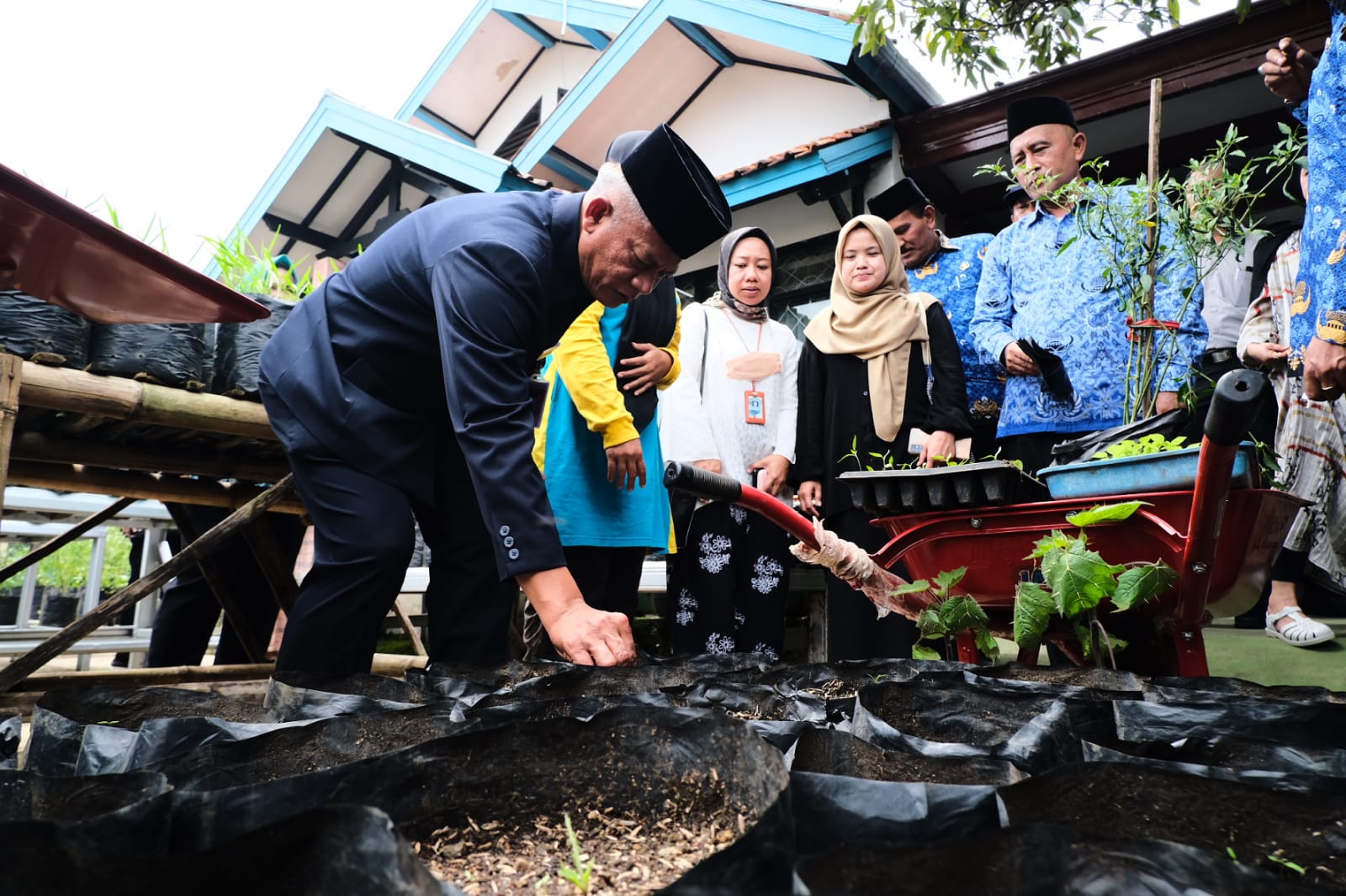 Sekda Garut Nurdin Yana menyebut program tanam panen cepat dengan memanfaatkan pekarangan untuk menanam komoditi pangan bisa tekan inflasi