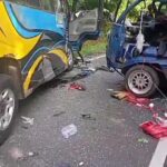 Kecelakaan Lalu Lintas di Jalan Raya Cisurupan, Pick-up Versus elf
